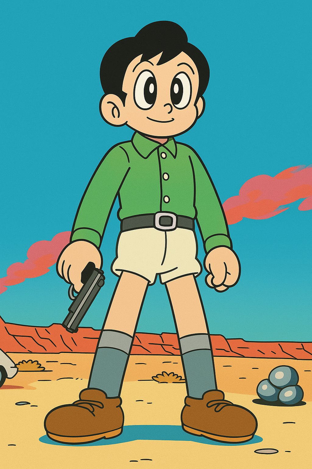 Tezuka style artwork