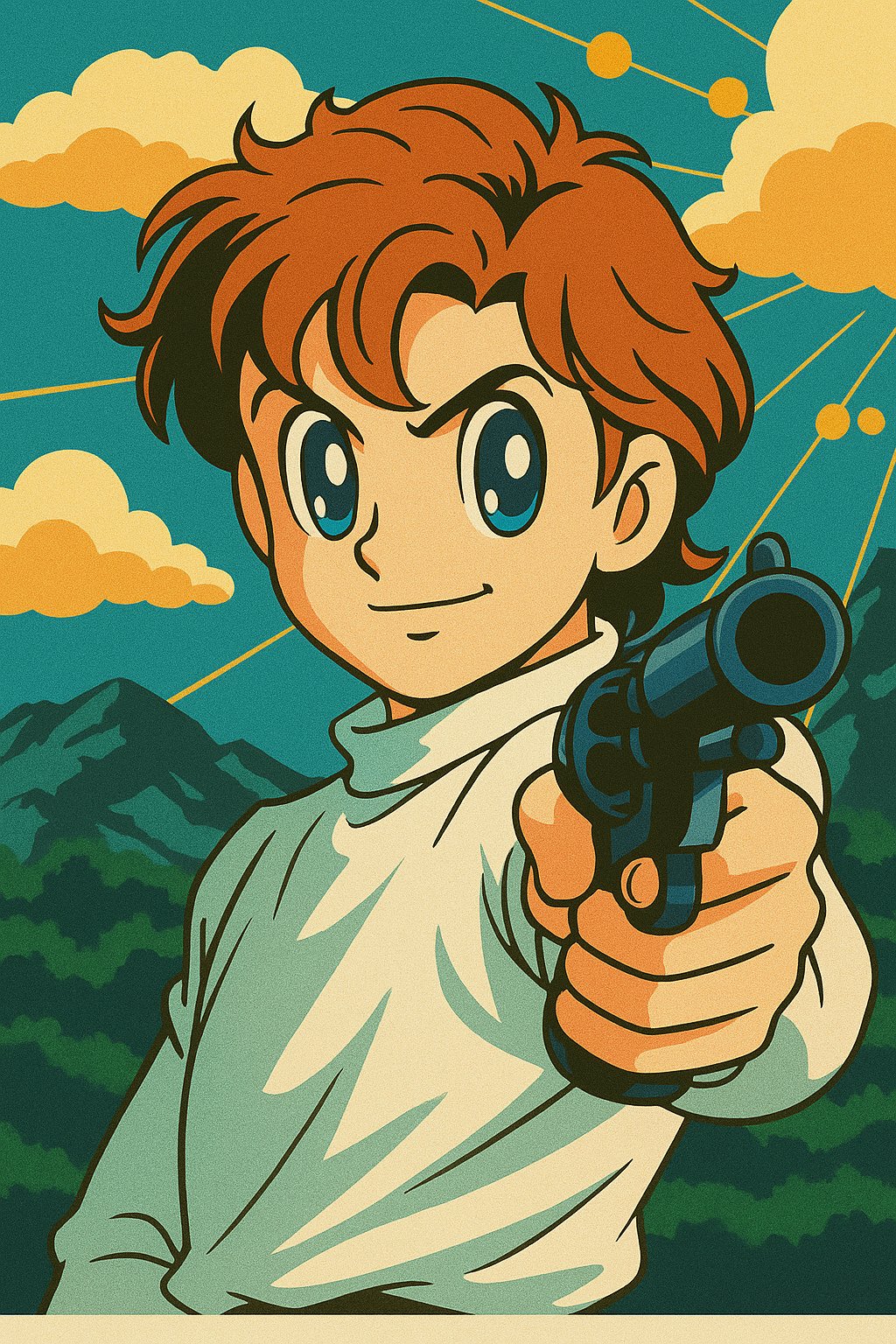 Tezuka style artwork